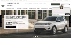 Desktop Screenshot of landroverdequebec.com